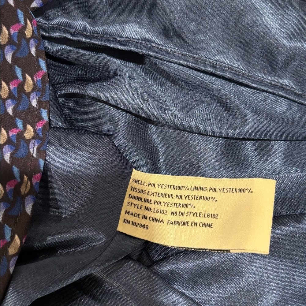 Tulle Blue and White Fit and Flare Midi Dress - Picture 7 of 7